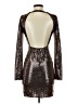 Lulus Metallic Brown Cocktail Dress Size XS - photo 2