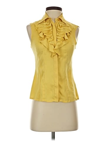 Bebe Sleeveless Silk Top (view 1)
