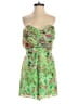 Jay Godfrey 100% Polyester Tropical Floral Green Romper Size 4 - photo 1