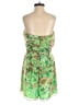 Jay Godfrey 100% Polyester Tropical Floral Green Romper Size 4 - photo 2