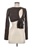Blue Blush Gray Long Sleeve Top Size M - photo 1