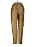 J. McLaughlin 100% Silk Metallic Gold Silk Pants Size 12 - photo 2