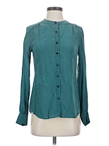 Banana Republic Long Sleeve Silk Top (view 1)