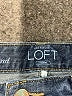 Ann Taylor LOFT 100% Cotton Graphic Blue Jeans Size 10 - photo 7