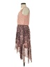 Love Reign 100% Polyester Paisley Pink Cocktail Dress Size S - photo 5