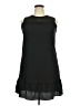 Unbranded 100% Polyester Black Casual Dress Size XL - photo 1