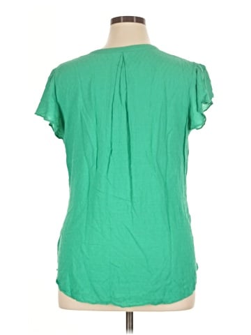 Melissa McCarthy Seven7 Short Sleeve Blouse (view 2)