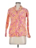 Assorted Brands 100% Cotton Paisley Pink Long Sleeve Blouse Size M (estimated) - photo 1