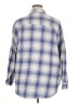 Old Navy 100% Cotton Plaid Blue 3/4 Sleeve Button-Down Shirt Size XL - photo 2