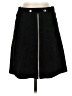 Topshop 100% Polyester Solid Black Casual Skirt Size 4 - photo 1
