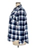 Love Potion Plaid Blue Long Sleeve Blouse Size 2X - photo 5
