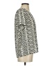 Collective Concepts 100% Polyester Chevron-herringbone Ivory Short Sleeve Blouse Size S - photo 4