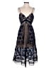 Self-Portrait Blue Cocktail Dress Size 6 - photo 1