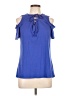 Joe Boxer Blue Sleeveless Blouse Size L - photo 1