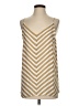 Ann Taylor LOFT 100% Polyester Gold Sleeveless Top Size S - photo 1