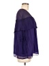 Uterque Purple 3/4 Sleeve Blouse Size S - photo 4