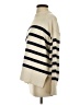 Zara Stripes Ivory Turtleneck Sweater Size S - photo 5