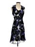 Trulli 100% Polyester Print Blue Cocktail Dress Size 4 (petite) - photo 1
