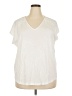Chaps Ivory Short Sleeve Top Size XXL - photo 1