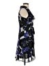 Trulli 100% Polyester Print Blue Cocktail Dress Size 4 (petite) - photo 4