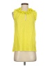 J.Crew Yellow Sleeveless Blouse Size 4 - photo 1
