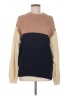 Zara Color Block Tan Pullover Sweater Size M - photo 1