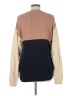Zara Color Block Tan Pullover Sweater Size M - photo 2