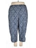Emery Rose Argyle Blue Casual Pants Size 3X - photo 2
