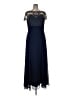 JS Collections 100% Polyester Blue Cocktail Dress Size 16 - photo 1