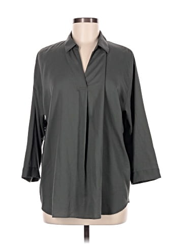 Uniqlo 3/4 Sleeve Button-Down Shirt (view 1)