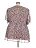 Torrid Purple Short Sleeve Blouse Size 5X Plus (5) - photo 2