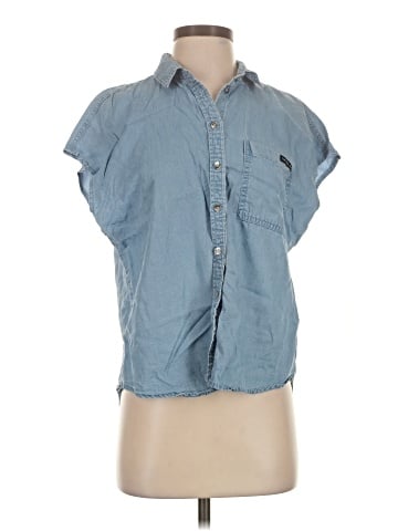CALVIN KLEIN JEANS Short Sleeve Button-Down Shirt (view 1)