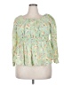 Torrid Green 3/4 Sleeve Blouse Size 2X Plus (2) - photo 1