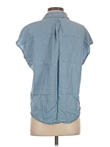 CALVIN KLEIN JEANS Short Sleeve Button-Down Shirt (view 2)