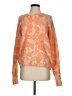 Cynthia Rowley TJX Paisley Orange Pullover Sweater Size S - photo 1