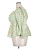 Torrid Green 3/4 Sleeve Blouse Size 2X Plus (2) - photo 5