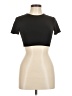 Zara Black Short Sleeve Turtleneck Size M - photo 1