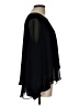 Bisou Bisou 100% Polyester Black Long Sleeve Blouse Size L - photo 4
