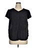 Torrid 100% Rayon Black Short Sleeve Top Size 1X Plus (1) - photo 1