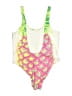 Chubbies Tropical Yellow One Piece Swimsuit Size L - photo 2