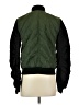 Silence and Noise 100% Polyester Color Block Green Jacket Size S - photo 2