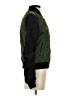 Silence and Noise 100% Polyester Color Block Green Jacket Size S - photo 4