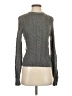 Theory Chevron-herringbone Gray Wool Pullover Sweater Size S - photo 1