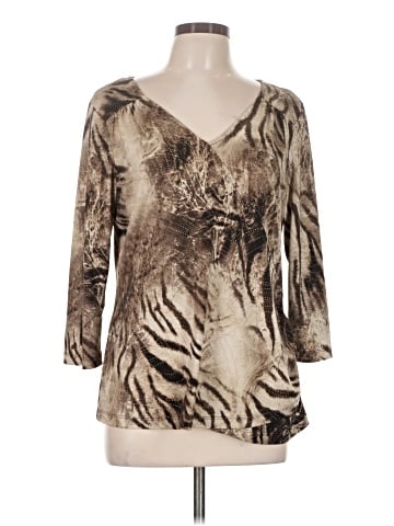 Laura Ashley 3/4 Sleeve Top (view 1)