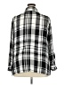 Faded Glory 100% Rayon Plaid Gray 3/4 Sleeve Button-Down Shirt Size 3X - photo 2