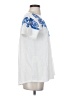 Tolani 100% Cotton White Short Sleeve Top Size S - photo 4