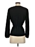 J.Crew 100% Polyester Black Long Sleeve Blouse Size 4 - photo 2