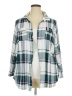 New York Laundry Plaid Teal Long Sleeve Blouse Size 3X - photo 1