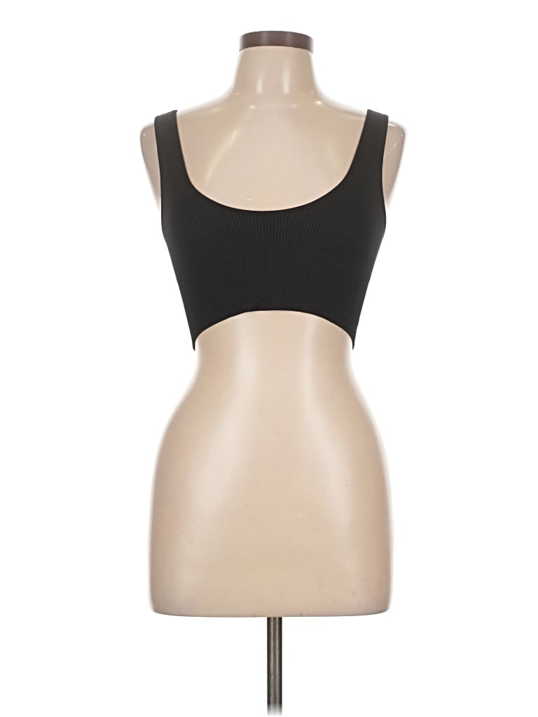 Pre-owned Pro-fit Tank Top Black Strapless Neckline Tops