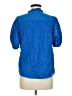 BTFBM Blue Short Sleeve Blouse Size M - photo 2